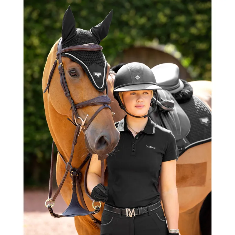 LeMieux Puissance Fly Hood - Black-1